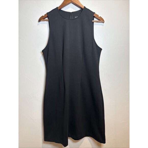 Everlane Women's Dream '90s Shift Dress Black Size Large NWT - Picture 1 of 15